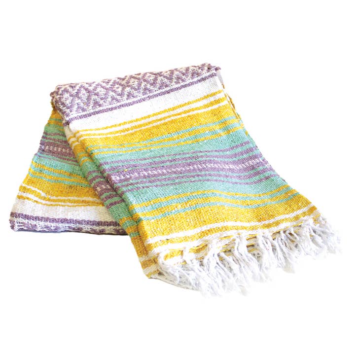 California Seashell Company - Wholesale Throw Blanket - Variety Pack (6 Colors) Mexican Throw Blanket | Baja Beach2