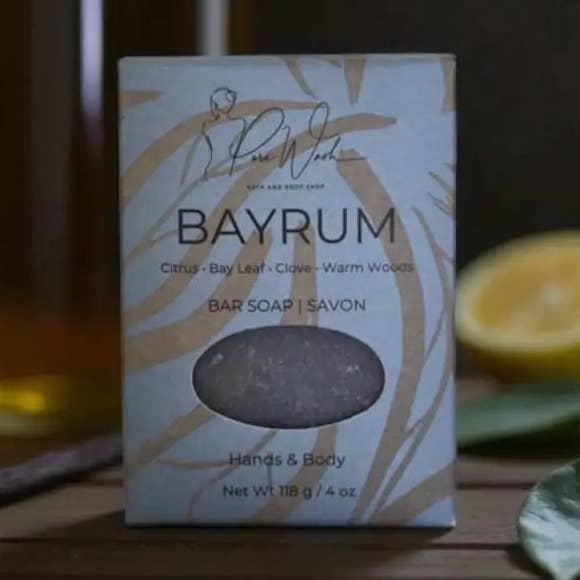 Bay Rum Soap Bar for wholesale by CG Pure Wash