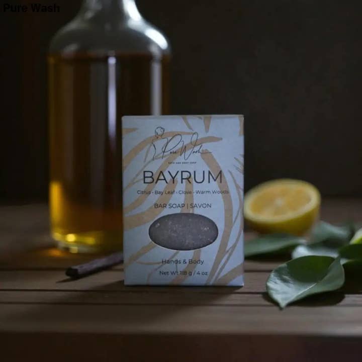 Bay Rum Soap Bar for wholesale by CG Pure Wash