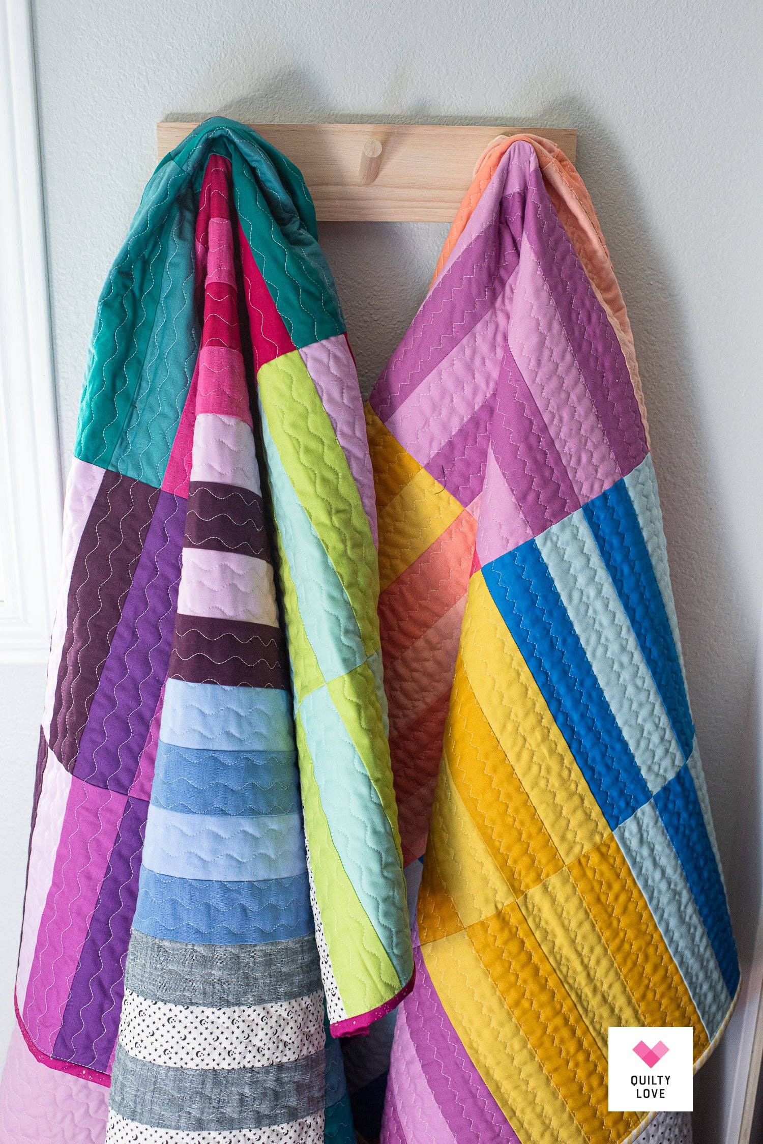 Quilty Love - Wholesale Craft Sewing Kit - Jelly Stripes Printed PAPER pattern9