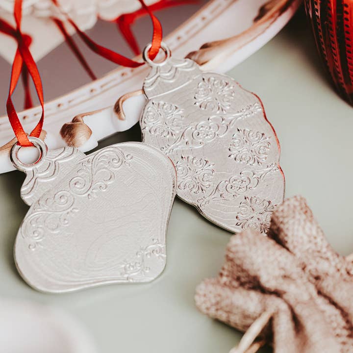 House of Morgan Pewter - Wholesale Ornament - Victorian Christmas Ornament - Antique Ornament - Vintage