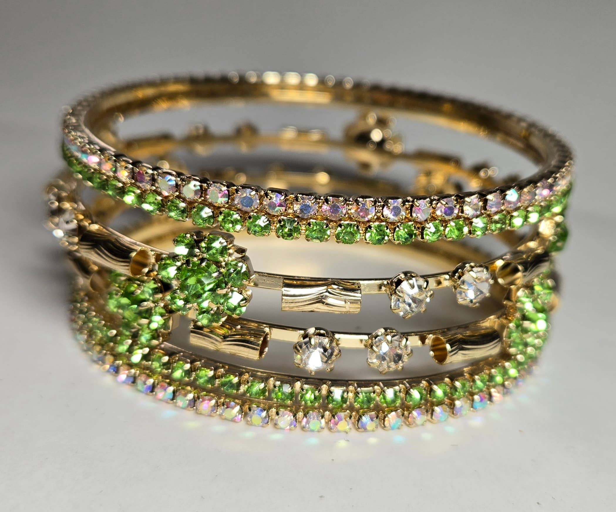 Fiona Accessories – Engroshandel Smykkesæt – Rhinestone armbånd armbånd sæt af 56