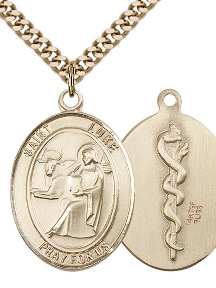 Hanger van Sint Lucas de Apostel en Arts voor wholesale door Tony’s Jewelry