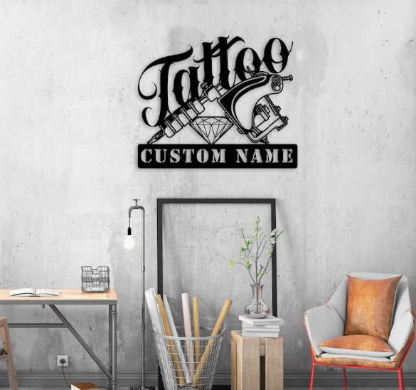 Glow Neon - Wholesale Neon sign - Custom Tattoo Artist Metal Wall LED Light, Ink Studio Decor3