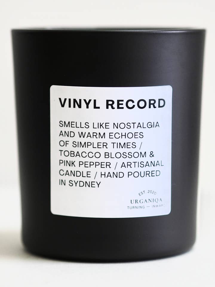 Vinyl Record Scented Soy Candle | Unfiltered Collection for wholesale by Urganiqa