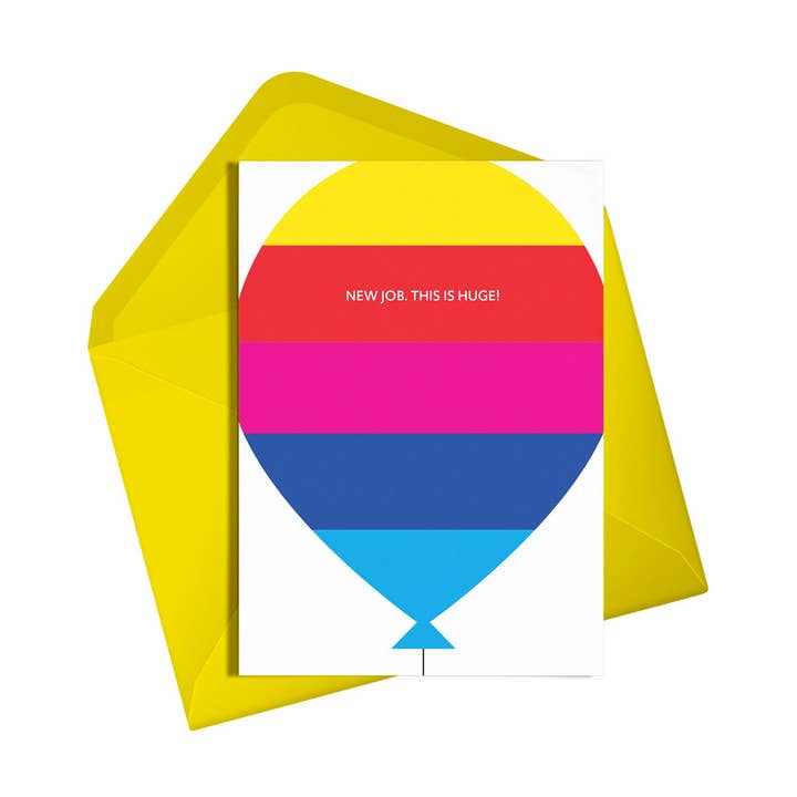 Alphablots – wholesale Congratulations card – New job. This Is Huge! | New Job Card | Good Luck Card0