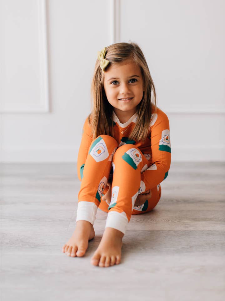 Tangerine Rêve - Wholesale Sleepwear Set - Kids - Confiture de Tangerines Pajamas4