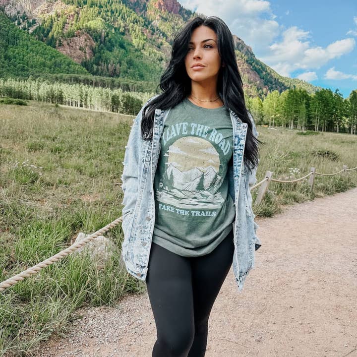Take The Trails Tee for wholesale by Mountain Moverz