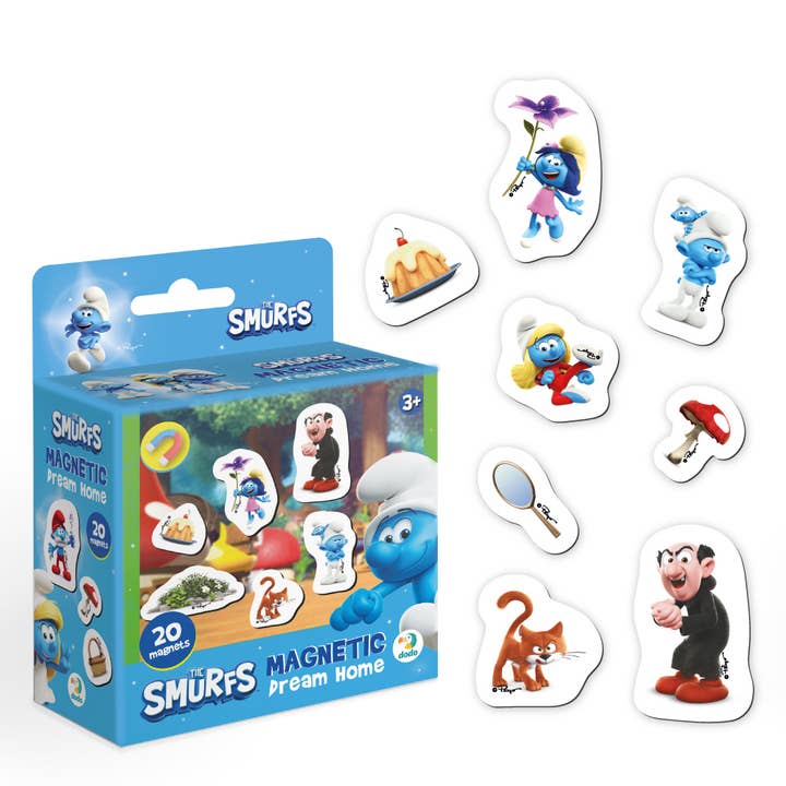Magnetic Game For Kids - Dream Home Smurfs for wholesale by DoDo Brand