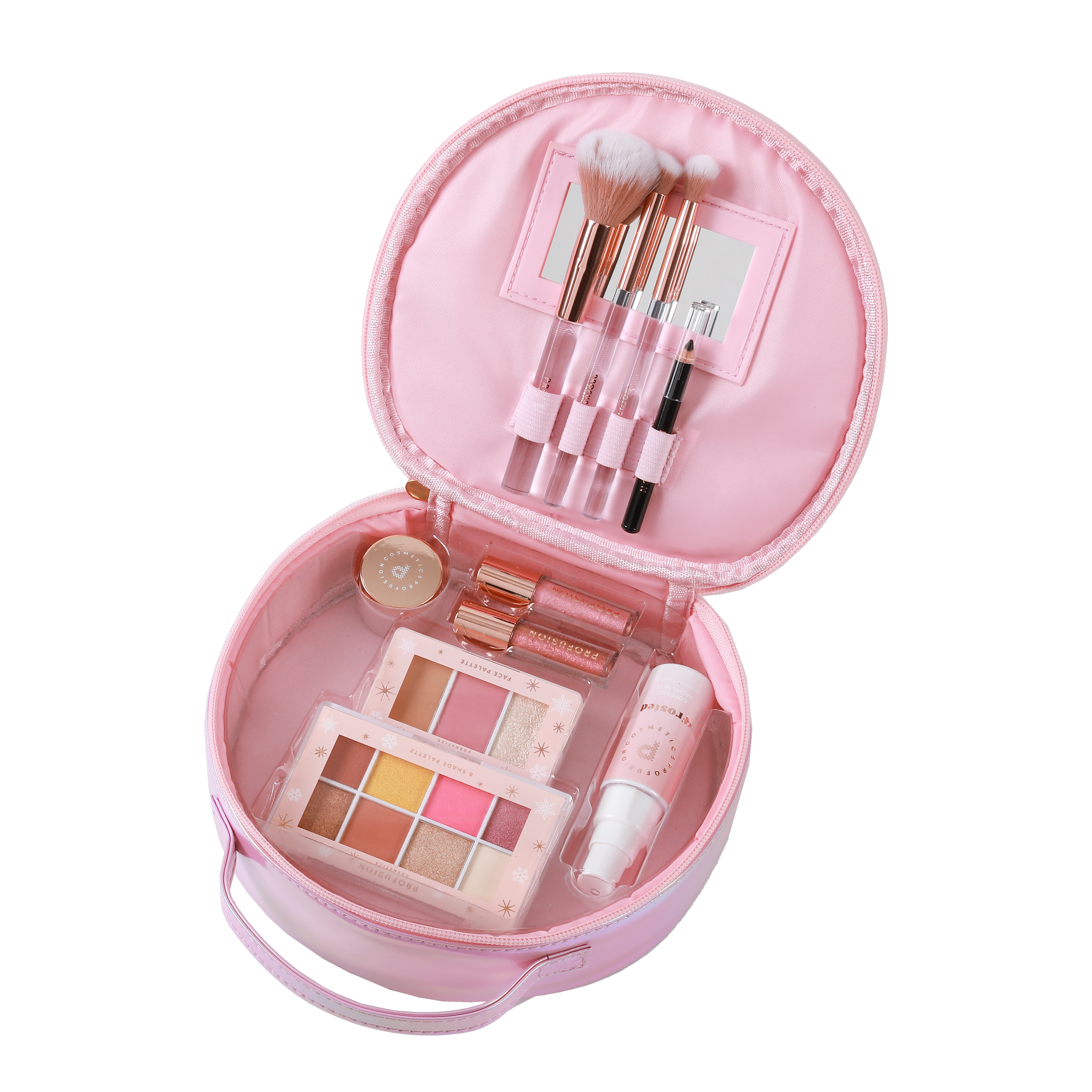 VIAI Beauty – wholesale Makeup kit – PROFUSION Frosted Snow Sparkle | 19 PC Beauty Box0