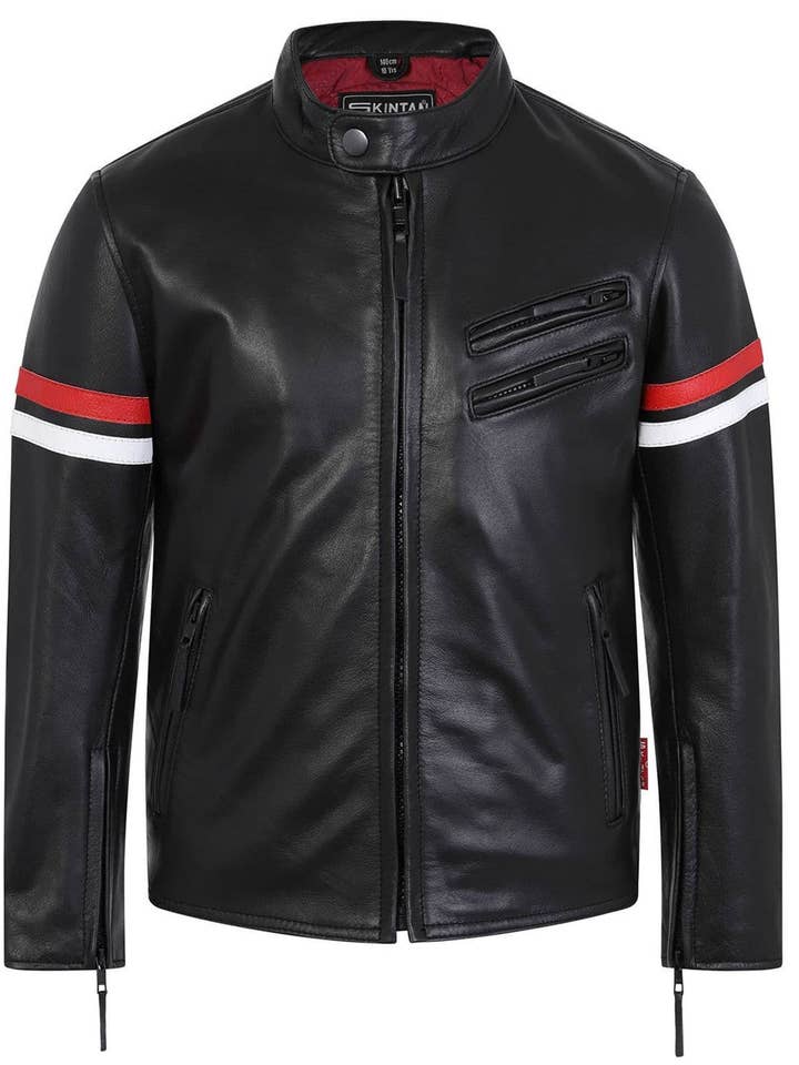 Children’s Leather Biker Jacket - KANE for wholesale by Skintan