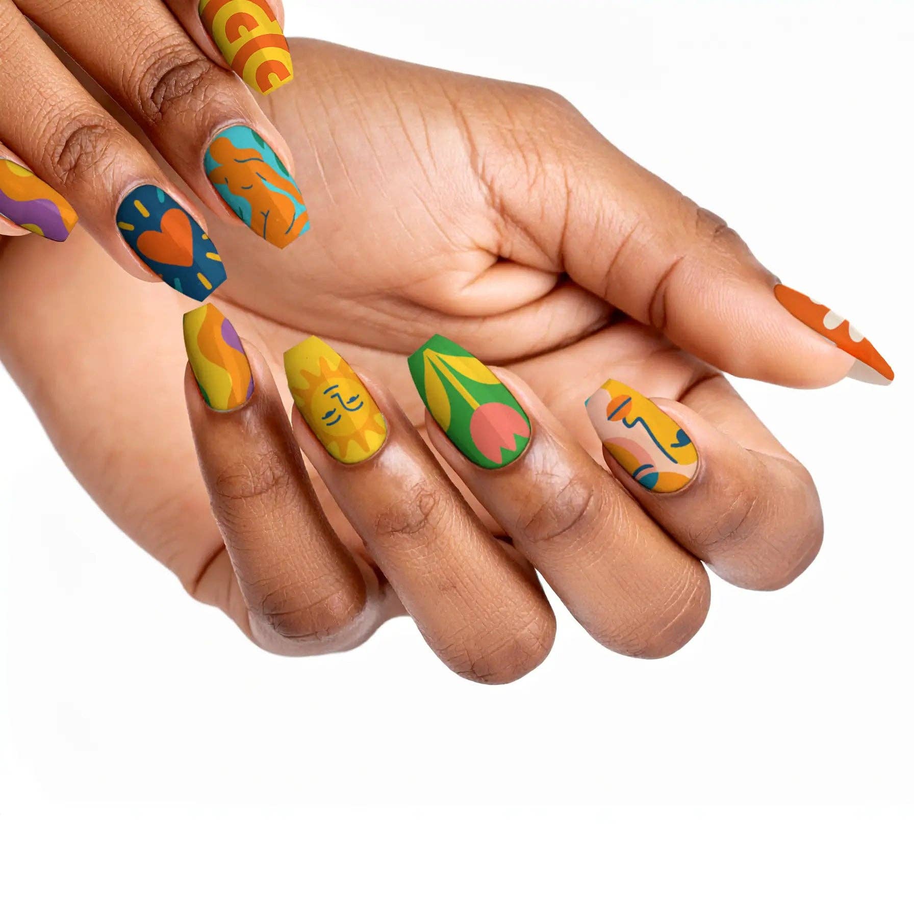 FYNE BODY - Wholesale Press-on/fake nails - Splat-tastic Canvas Creativity Press-On Nails60