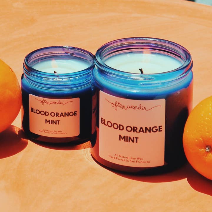 Blood Orange Mint — Bougie emblématique pour la vente par Often Wander