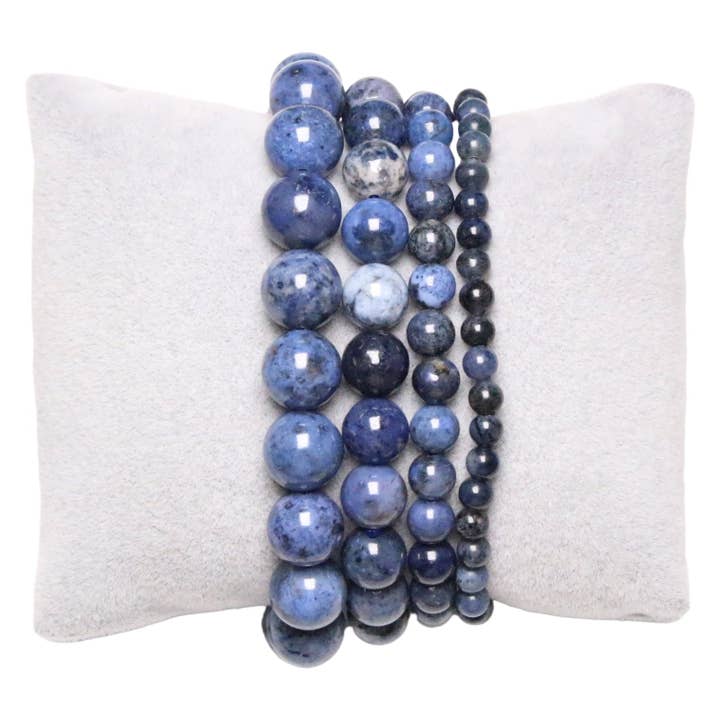 Dumortierite A bracelet for wholesale by Foliesbijoux