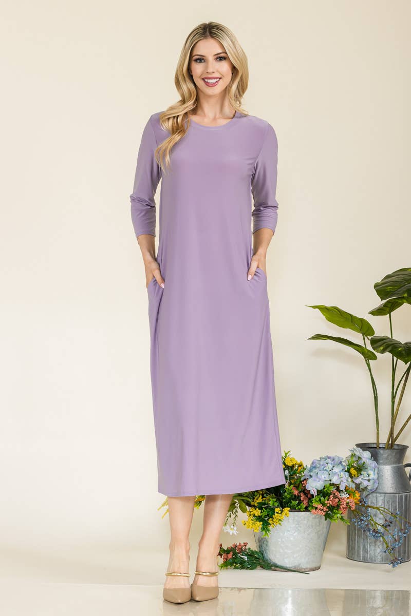 Celeste Clothing - Vente Robe – femme - ROBE À SUPERPOSER CLASSIQUE AVEC POCHES -CD4387529