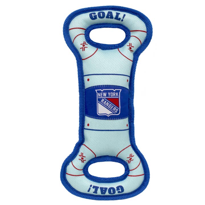 Pets First - Wholesale Pet Toy - Dog - NEW YORK RANGERS HOCKEY TUG TOY