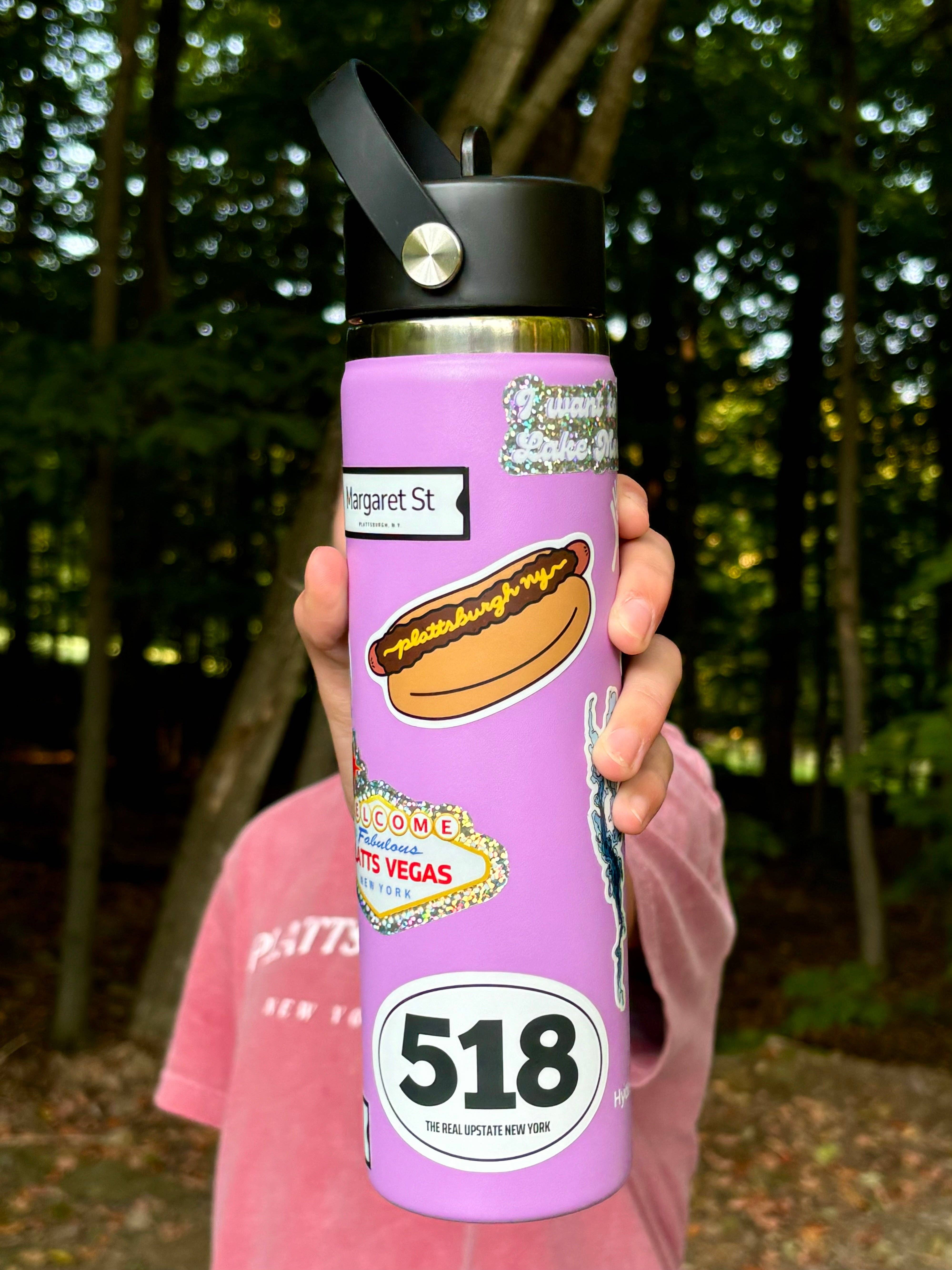 Just Wandering Co. - Wholesale Sticker - 518 The Real Upstate Sticker – Show Your 518 Pride!2