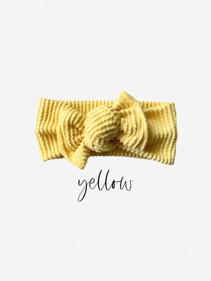 Yellow Headwrap for wholesale by Wyldhood