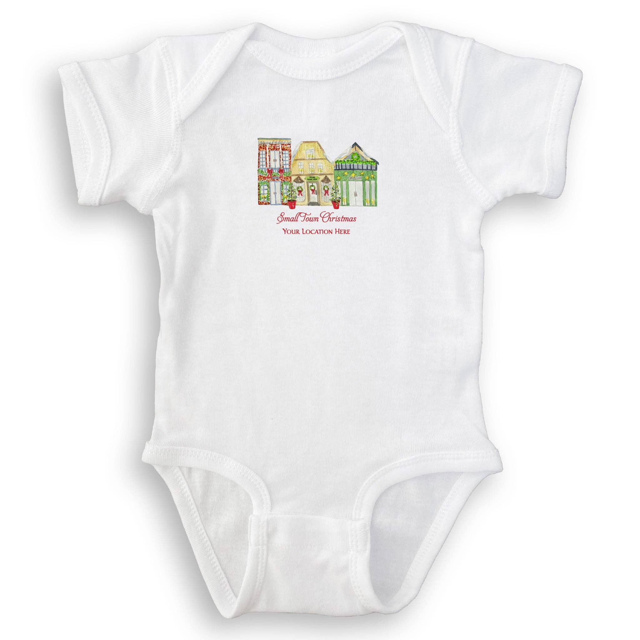 French Graffiti - Vente Torchons - Noël dans une petite ville avec emplacement14