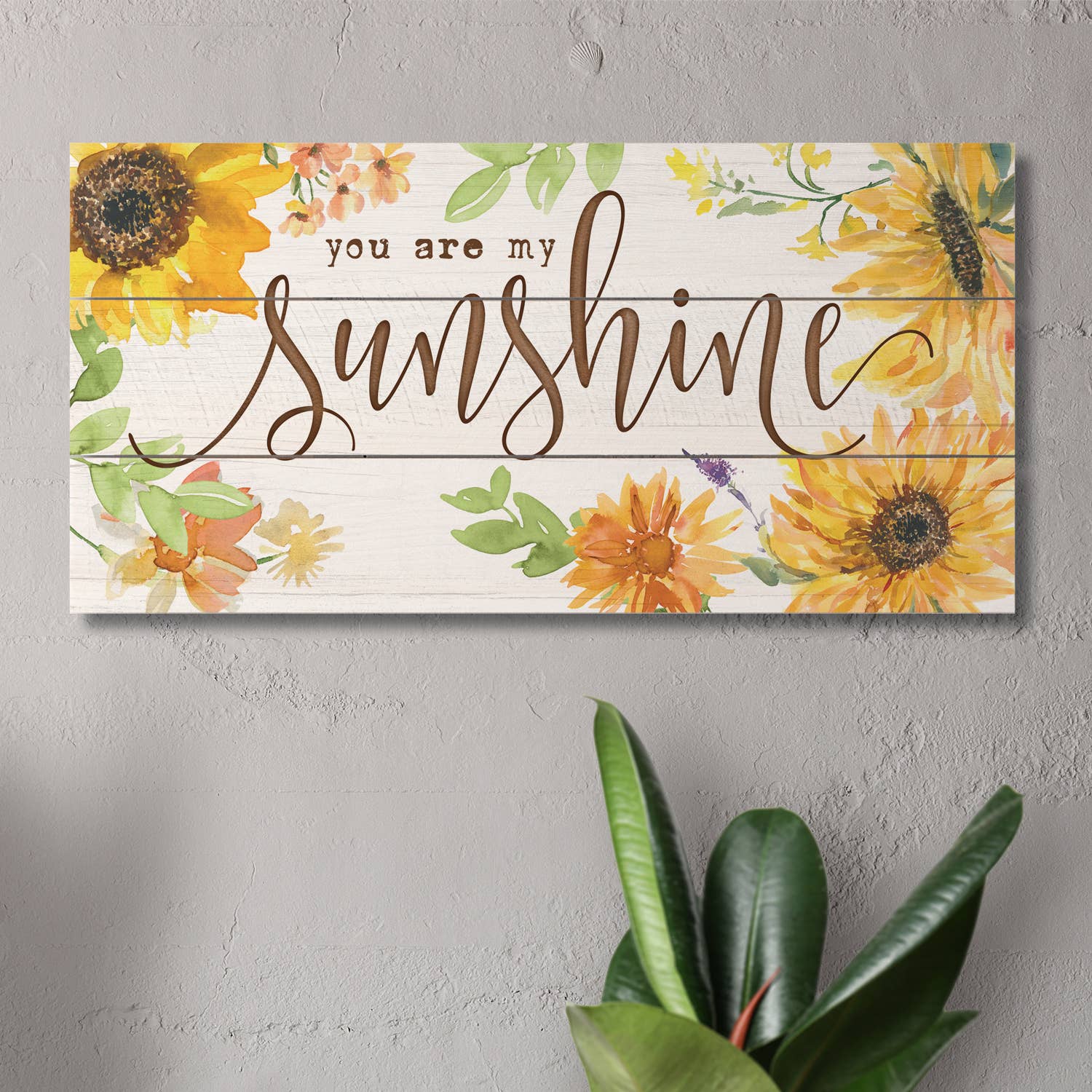 CounterArt/Highland Home/Thirstystone - Wholesale Sign - You Are My Sunshine Decorative Slatted Pallet Wood Sign6