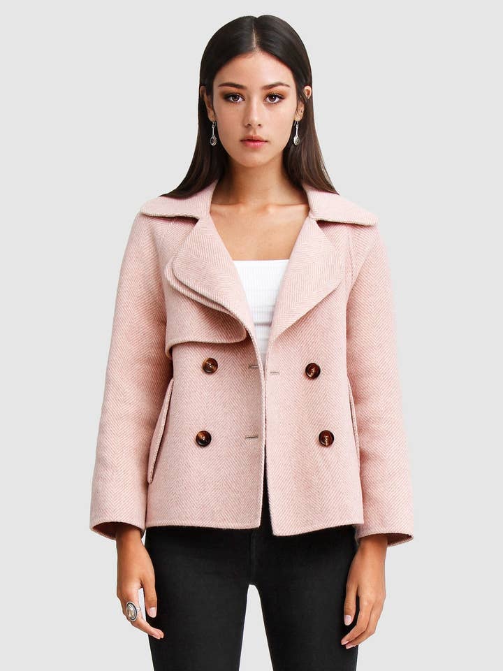 Manteau en laine mélangée I'm Yours pour la vente par belle & bloom