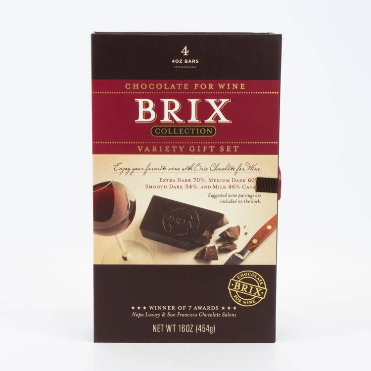 Brix Chocolate - Wholesale Chocoladereep - Brix Collection Gift - Set van 4 soorten1