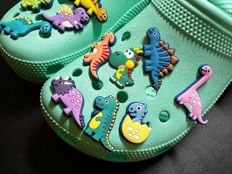 JuliesDecal - Wholesale Shoe Accessories - Pick your own Cartoon Dinosaurs shoe charms6