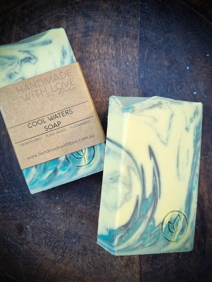 Cool Waters Soap for wholesale by Handmade with Love by Nadia