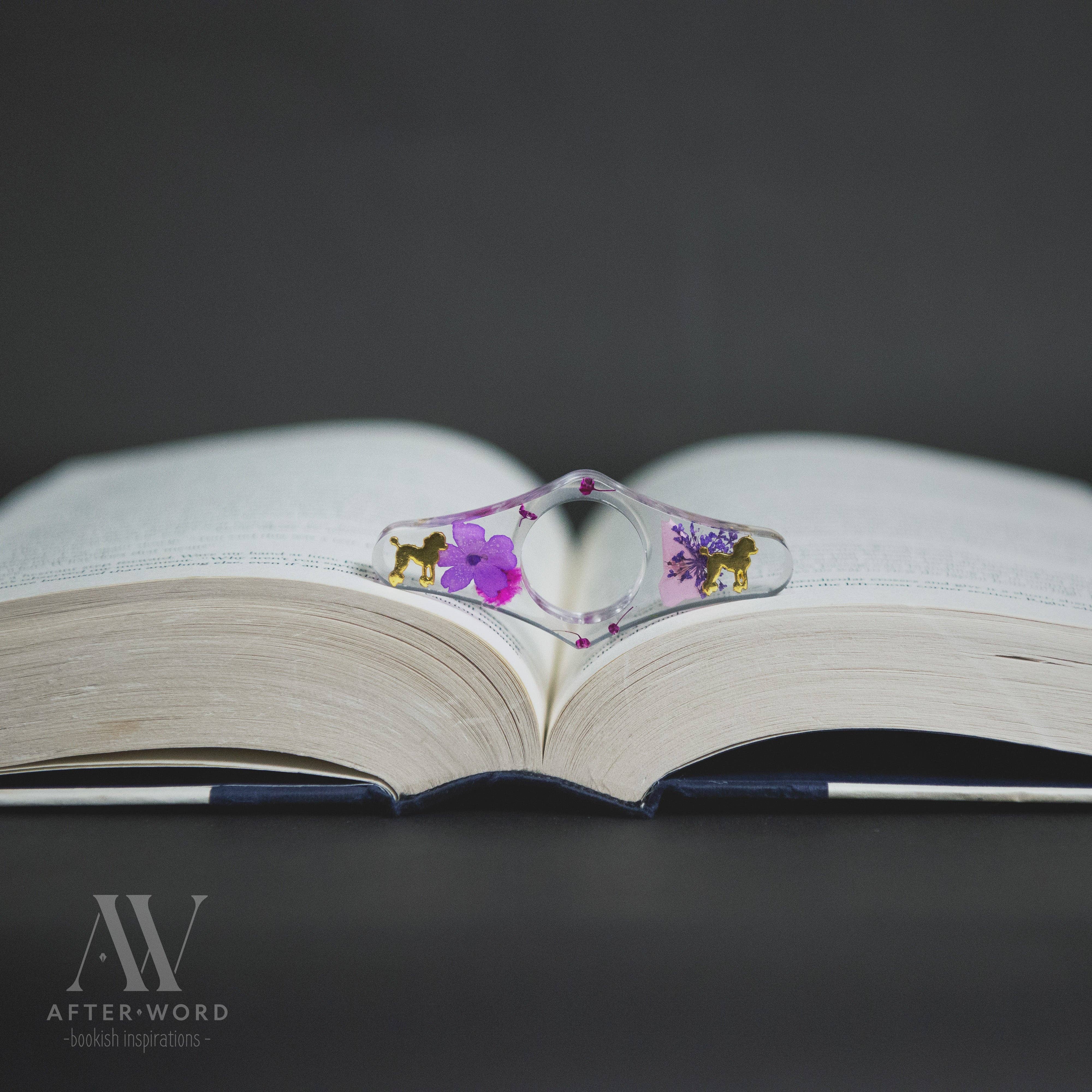 After Word - Wholesale Bookmark - Floral Resin Page Holders9