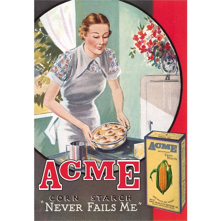 Found Image Press - Wholesale Magnet - Magnet FO-356 Ad for Argo Corn Starch