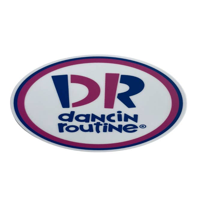 dancin' routine Parody Dance Sticker, 3" x 3" for wholesale by Denali & Co.