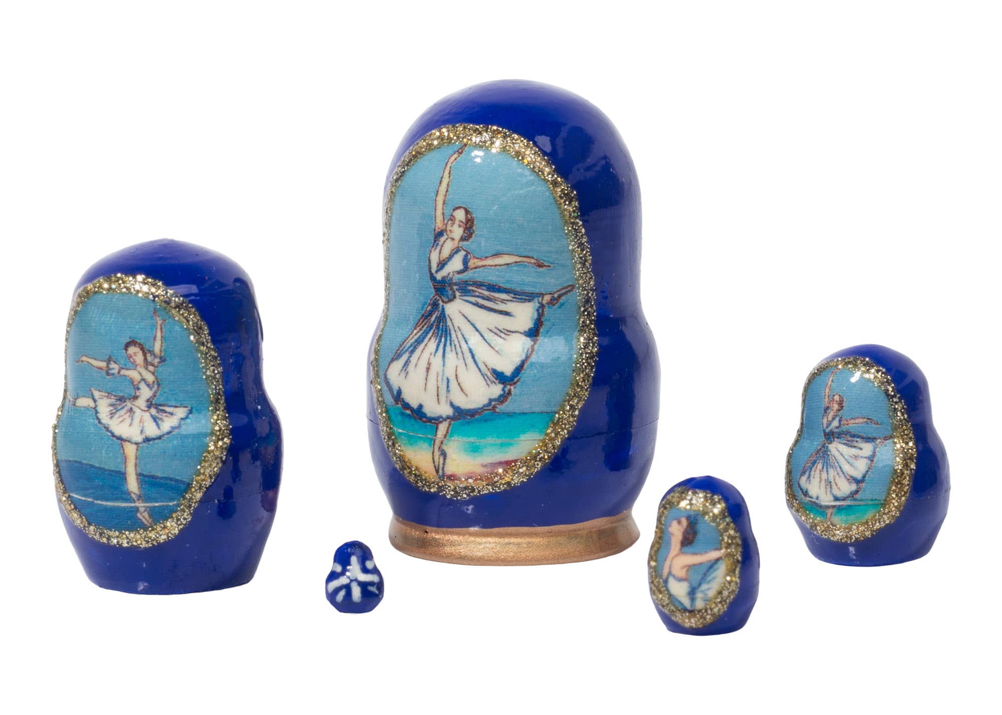 Golden Cockerel - Wholesale Decorative Figurine - Mini Swan Lake Ballerina Doll2