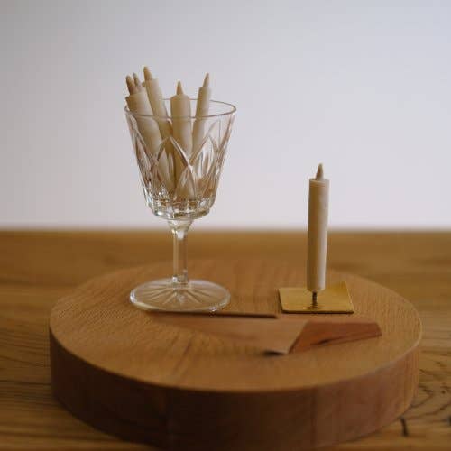 WAROSOKU DAIYO - Wholesale Tapered Candle/Candlestick - Sumac Wax Candle White No.18