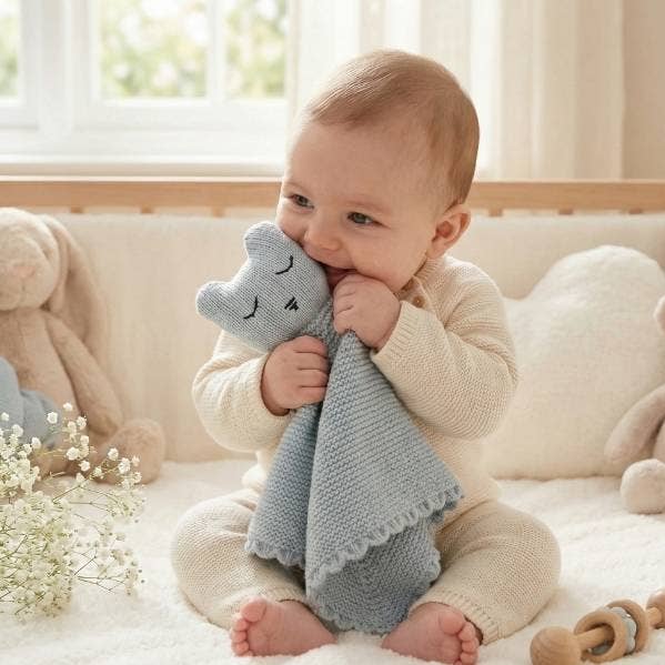 Doudou bamse med blonder for engroshandel hos Minutus