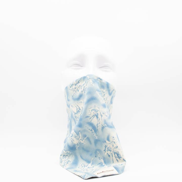 Maskdanna by Califortunate - Wholesale Protective Face Mask/Shield - MASKDANNA LIGHT BLUE COWBOY0