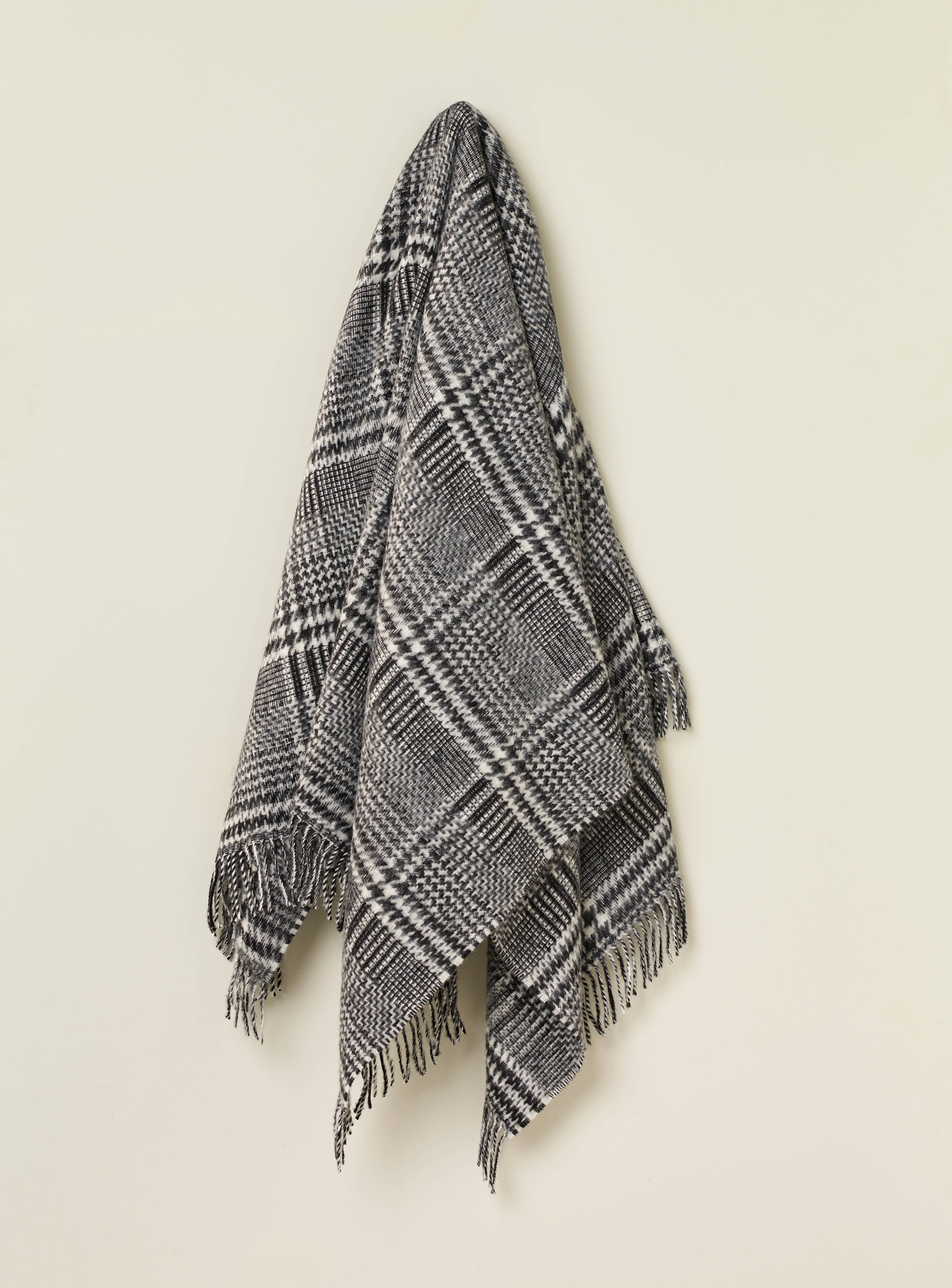 Bronte by Moon - Wholesale Decoratiedeken - Patchwork Glen Check Wollen Deken van Brits Wol1