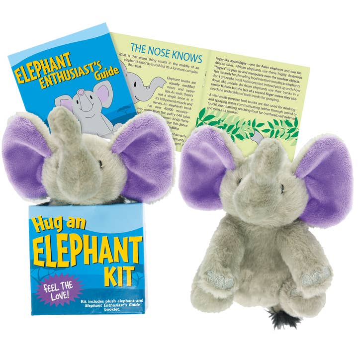 Peter Pauper Press - Wholesale Stuffed/Plush Toy - Kids & Baby - Hug an Elephant Kit3
