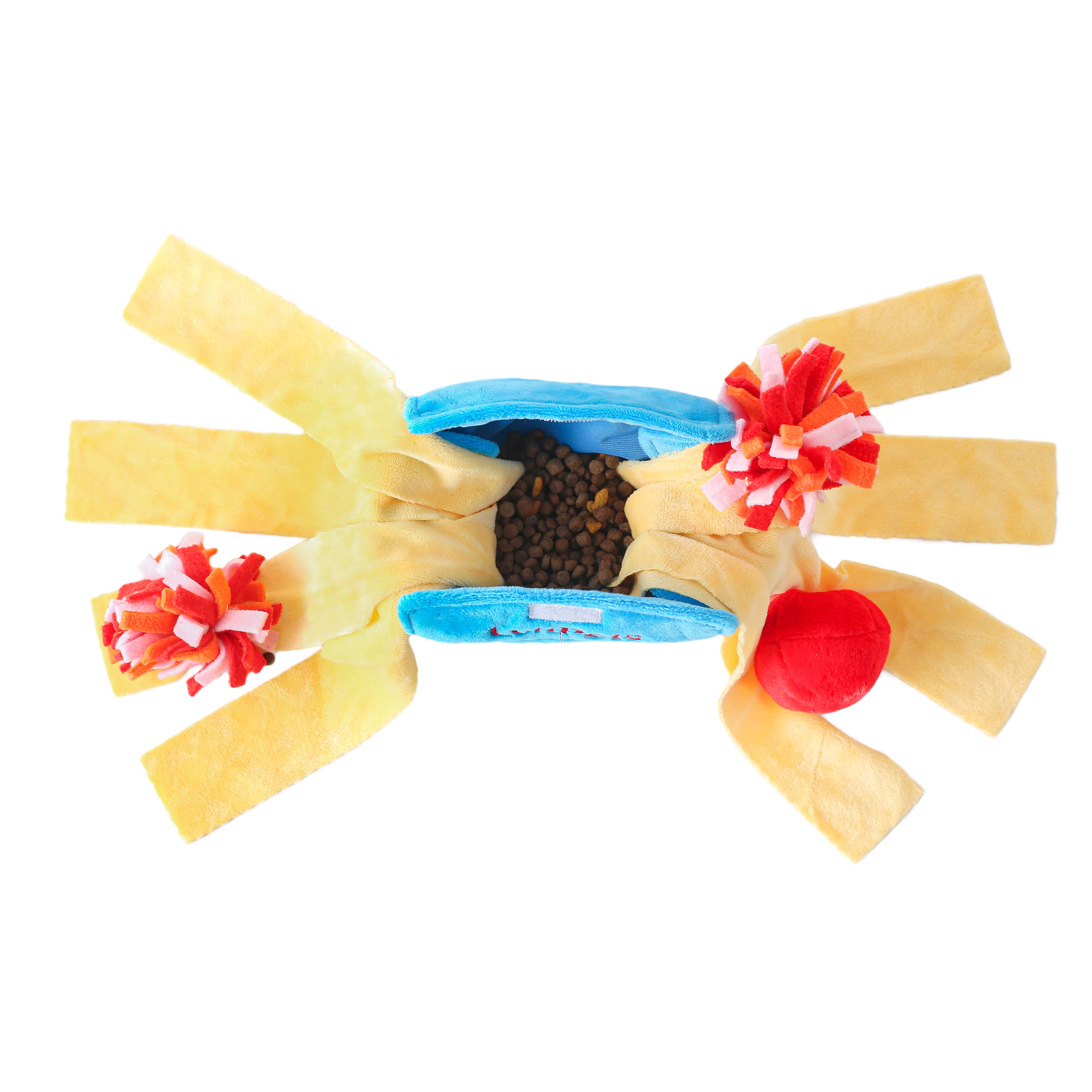 LUFTPETS - Wholesale Pet Plush Toy - Dog - Pasta Snuffle Toy for Dogs – Crinkly & Squeaky Enrichment 12