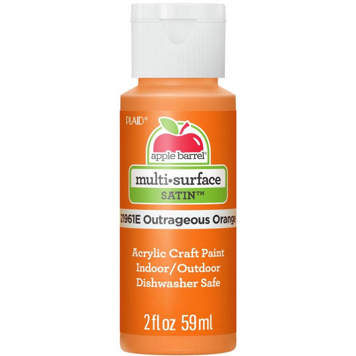 Plaid Crafts - Wholesale Acrylic Paint - Apple Barrel ® Multi-Surface Satin Acrylic Paint - 2 oz16