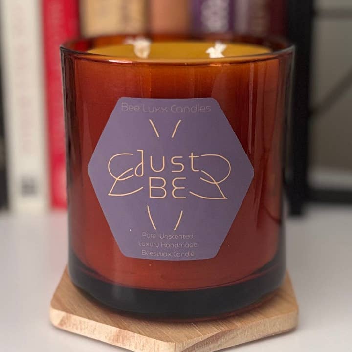 Pure Beeswax Candle - Unscented for wholesale by Bee Luxx Candles
