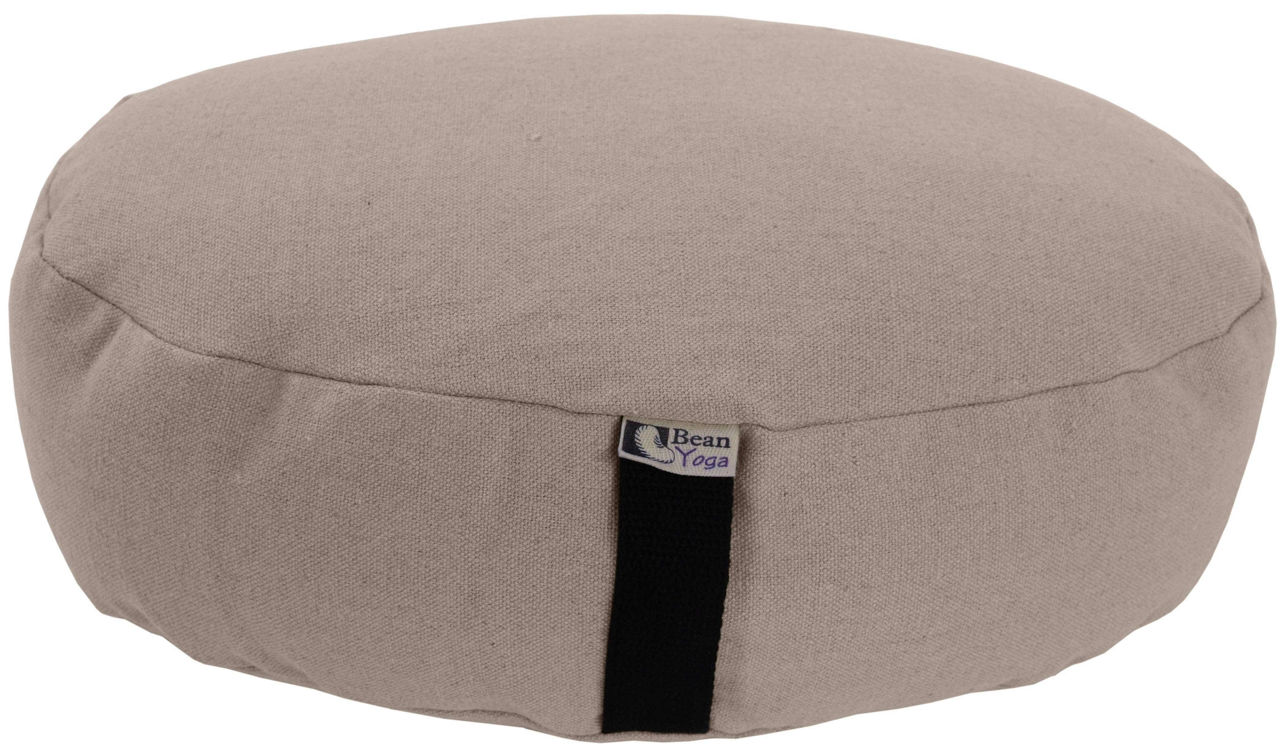 Bean Products - Wholesale Meditation Supplies - " ALL Hemp " Zafu Meditation Cushion - 100% Pure Hemp Fabric and Hemp Hurd Filling3