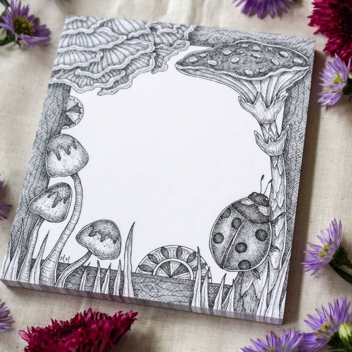 Mackenzie Myrick Studio - Wholesale Notepad - Mushrooms | Mini Notepad4