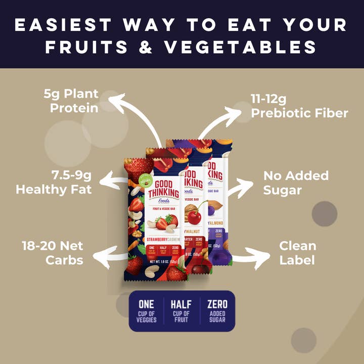 Good Thinking Foods – wholesale Snacksbar – Blandad Förpackning (Låda med 12) GROSSIST2