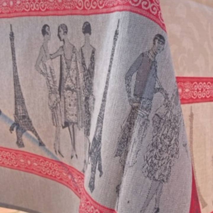 La Maisonnette - Vendita all'ingrosso Tovaglie - Tovaglia Jacquard francese Poiret Paris Ecrue3