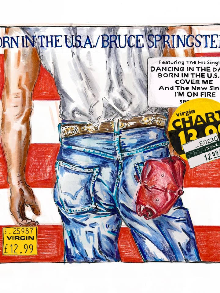 Débardeur Bruce Springsteen pour la vente par Paper 8