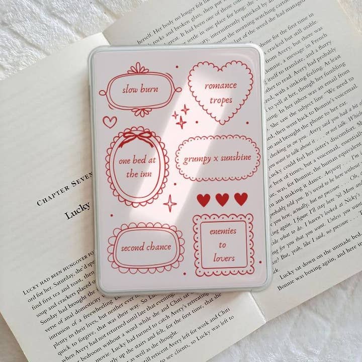 Book Romance Tropes Kindle insert for wholesale by Romantasy Designs