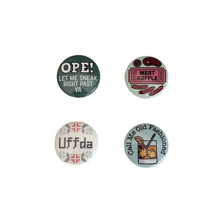 Wild North Co - Wholesale Lapel Pin/Button - Midwest Buttons - With Display Box1