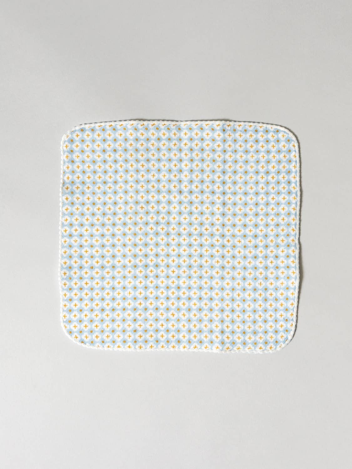 Morihata International Ltd. Co. - Wholesale Handkerchief - Unisex - Haikara Little Handkerchief - Cross, Blue1