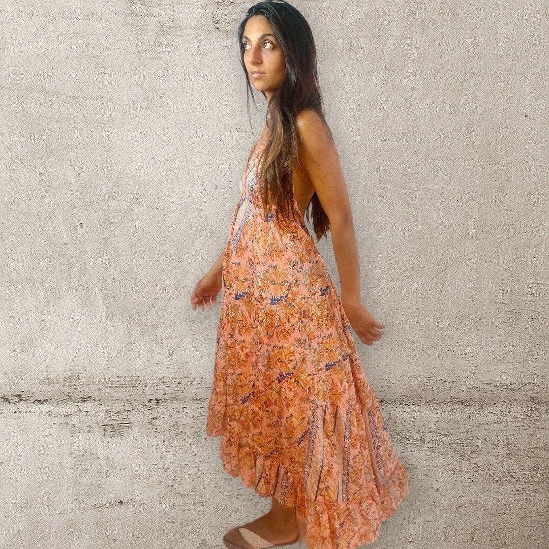 Nola by bijusol – wholesale Dress – Women's – Monica Peach Dress4