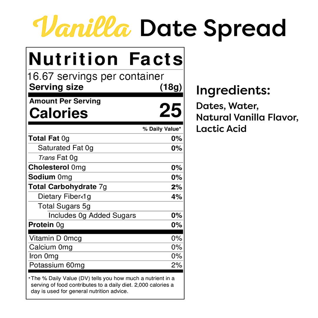 Wanna Date? - Wholesale Jam/Jelly - Vanilla Date Spread1